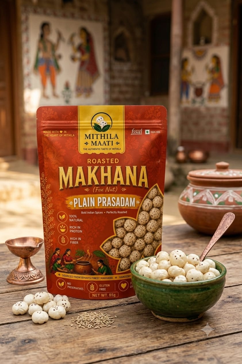 Roasted Makhana - Plain Prasadam